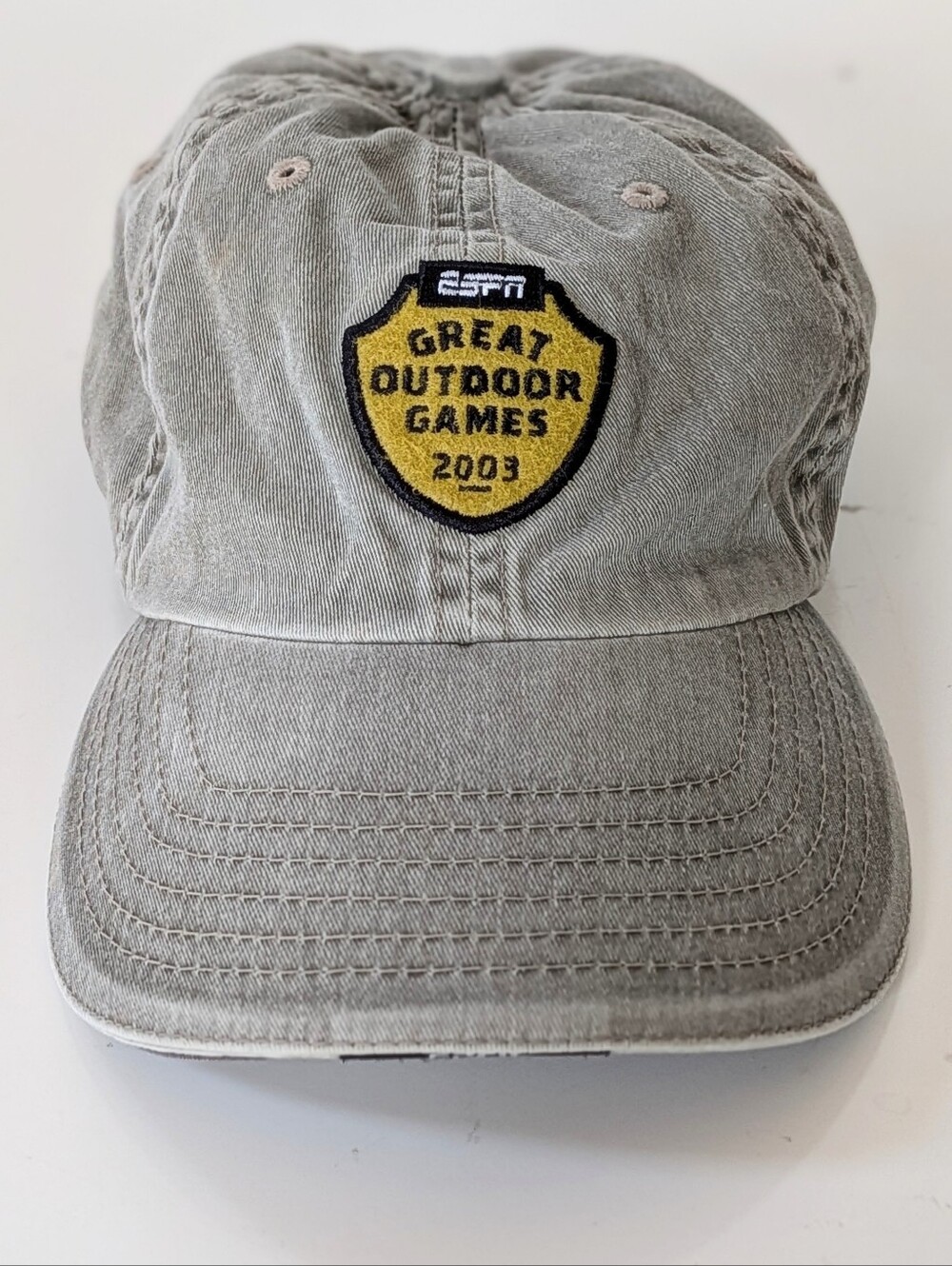Vintage ESPN Great Outdoor Games 2003 Hat Reno Tahoe Strapback Cap Gray